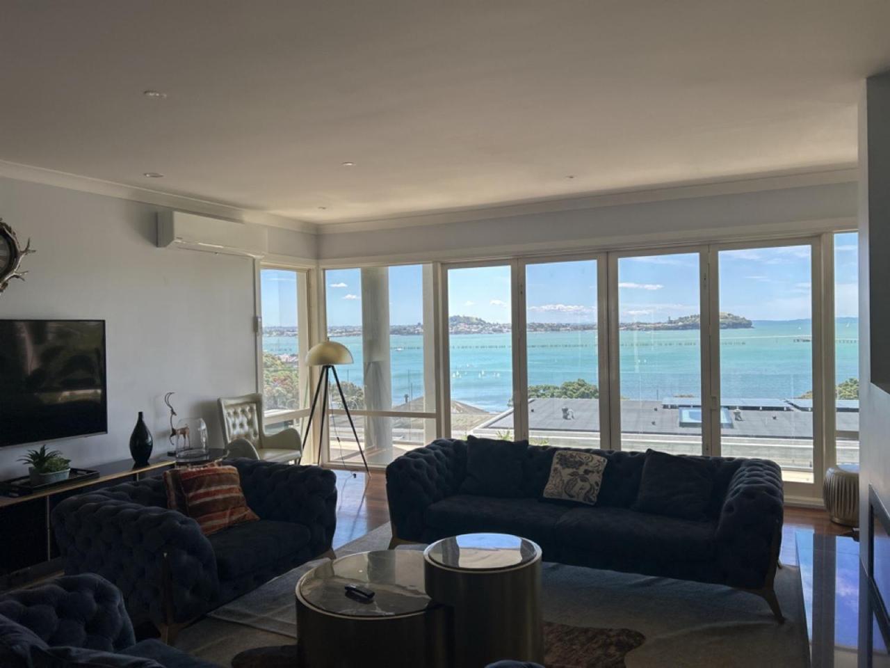 奥克兰Orakei Grandeur Mansion With Sea Views & Pool别墅 外观 照片